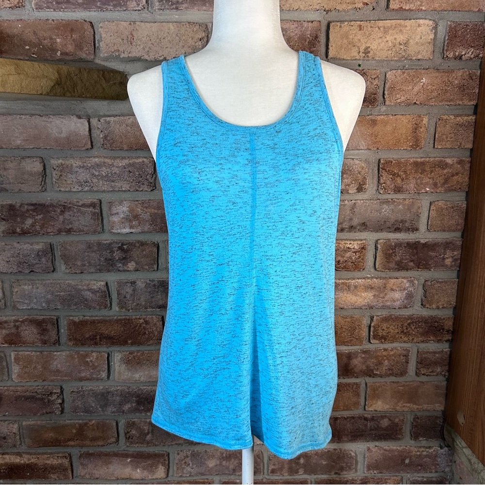 ATHLETA Blue/Gray Relaxed Sleeveless Tank Top 15
